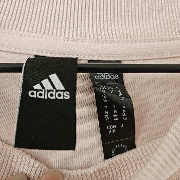 Adidas x Manchester United Baby Pink Future Icon Three Stripes Sweatshirt - Picture 7 of 13
